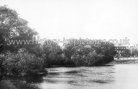 Green Man Pond with Leytonstone House in background, Leytonstone, London. 1905